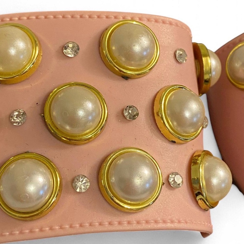 Babe Slides With Embedded Pearls - Picture 2 of 6